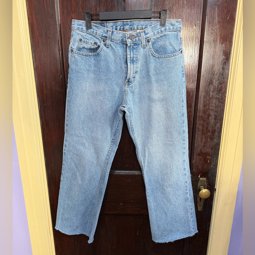 Vintage 100% Cotton Midrise Crop Jeans